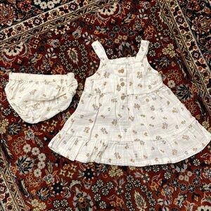 Little planet by carters organic cotton Baby Dress with Bloomers